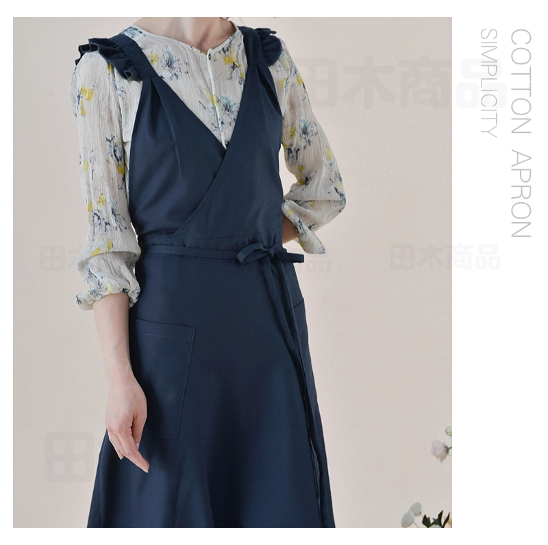エプロン おしゃれ 簡単に着れる シンプル スカート風 前掛け エプロン 業務用 作業用 ガーデニング園芸 花屋 無地 レディースエプロン DIY 飲食店 家庭用 