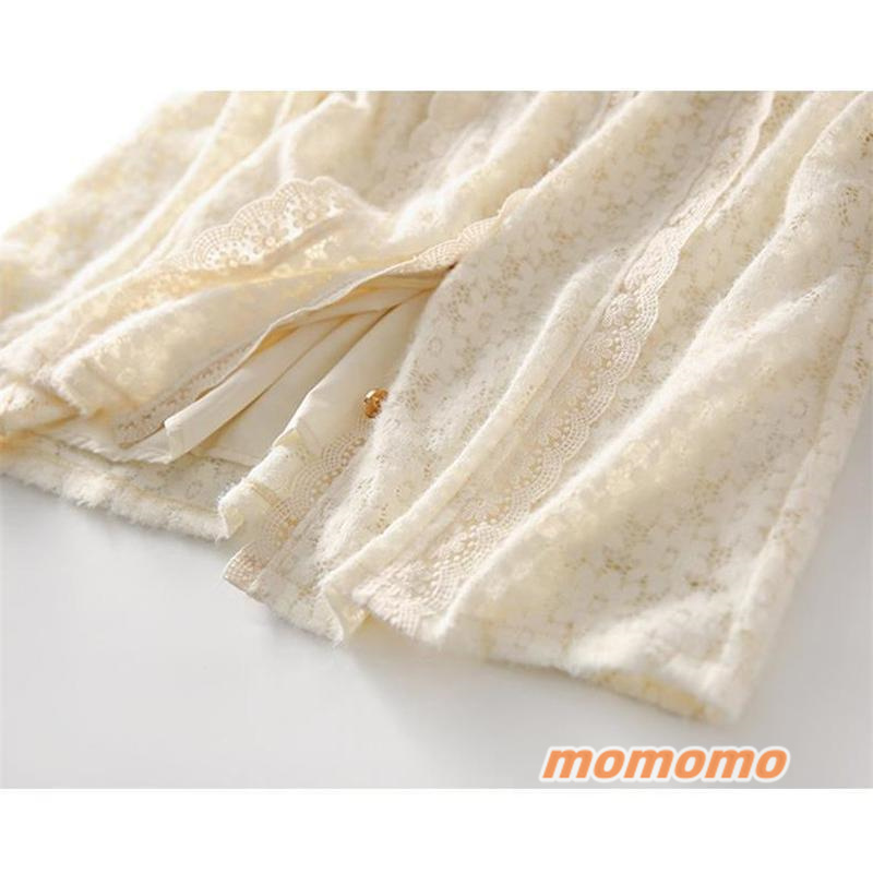 シャツ レディース カジュアルシャツ 長袖 裏起毛 レース イベント ゆったり ブラウス トップス おしゃれ 披露宴 可愛い カジュアル 無地 