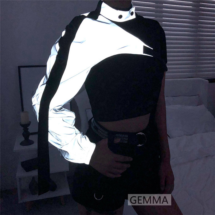 ダンストップス 片腕 ワンショルダー レディース ステージ衣装 ダンス衣装 グレー 舞台衣装 黒 イベント アームウォーマー トップス グリーン 