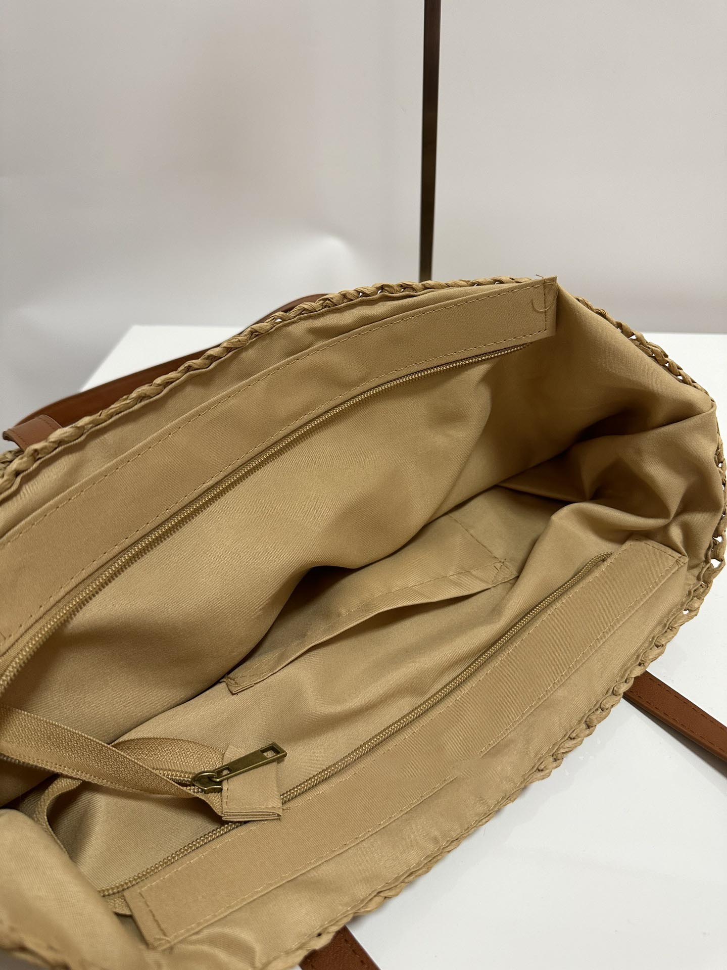 かごバッグ 透かし編み 内袋付き トートバッグ ファスナー付き サマーバッグ バッグ A4 大きめ トート 浴衣バッグ 大容量 レディース 