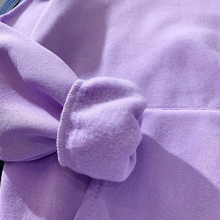 レディース プルオーバー 長袖 カラバリ トップス フード付き 秋冬 通学 通勤 カジュアル 柔らか リラックス 