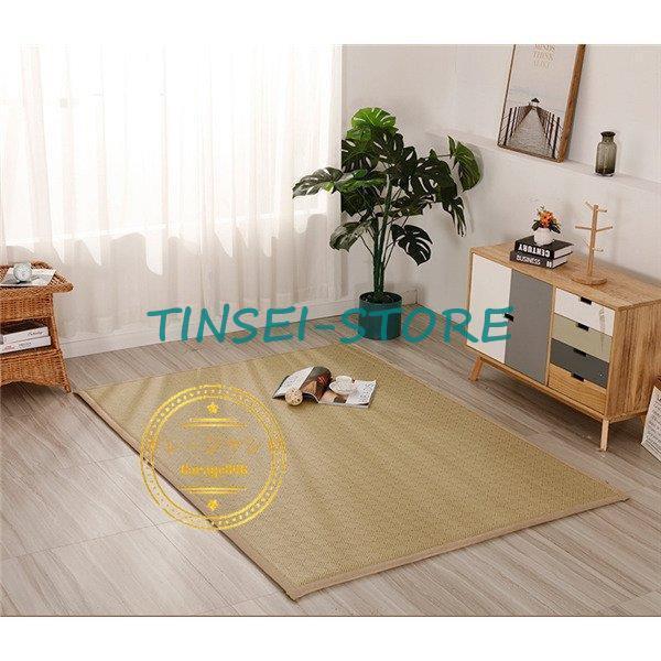 タイルカーペット ラグ 120×200 厚型 ダイニング リビングマット おしゃれ 涼感 畳 安い 涼しい 洗える 無地 多色 お手軽 快適 昼寝 