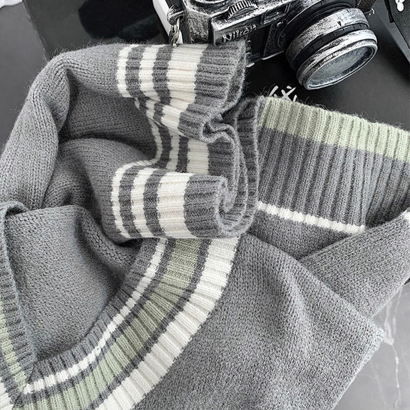 ニットベスト メンズ プルオーバー 袖なし ベスト Vネック ニット カジュアル 冬 トップス 学生 男子 通勤 スクール 通学 アウター 秋 ゆったり オシャレ 