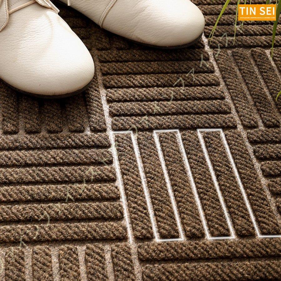 玄関マット 屋外 おしゃれ 大判 マット 屋内 オフィス用品 店舗用品 事務所 雨 泥落としマット 雪 ドアマット 大きい 滑り止め ゴム エントランス 家庭用 