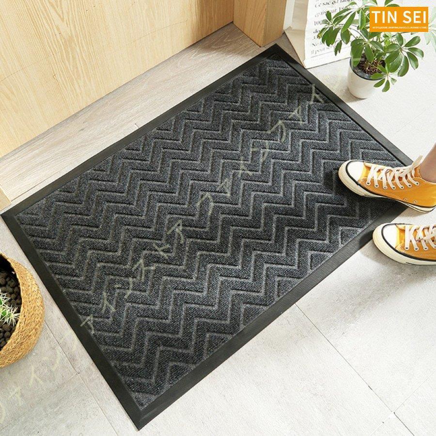 玄関マット 屋外 おしゃれ 大判 マット 屋内 オフィス用品 店舗用品 事務所 雨 泥落としマット 雪 ドアマット 大きい 滑り止め ゴム エントランス 家庭用 