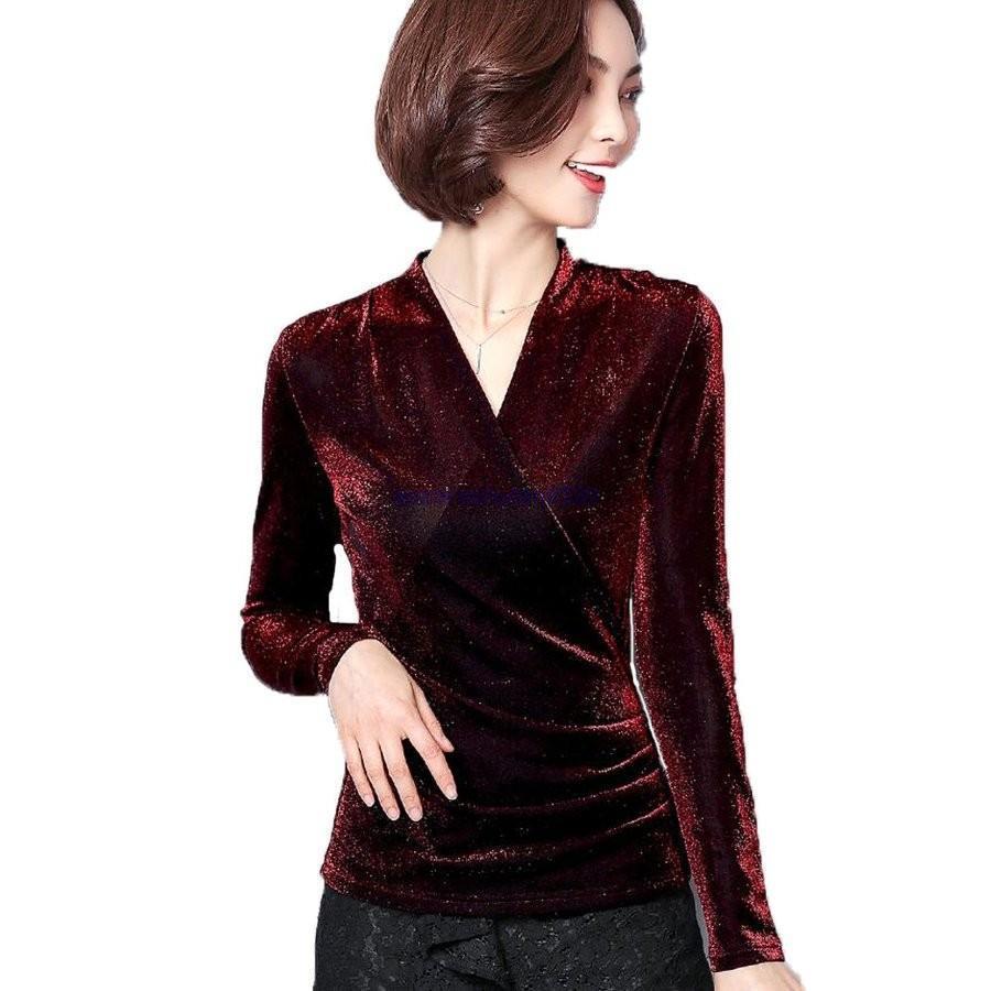 レディース ダンス用シャツ シンプル トップス 長袖ダンスTシャツ 何でも合う ラテンダンス 着痩せ女性 フラメンコ衣装 全4色 ダンスウェア 社交ダンス 