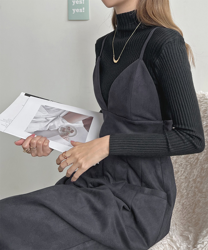 サロペット レディース 秋 冬 カジュアル シンプル 上品 大人可愛い スエードビスチェサロペット きれいめ ガー韓国ファッション 