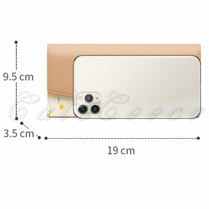 長財布 レディース 薄型 三つ折り 花柄 プリント 小銭入れ 送料無料 きれいめ スキミング防止 しっとりした手触り 頑丈 アウターポケット 丈夫 カード入れ 