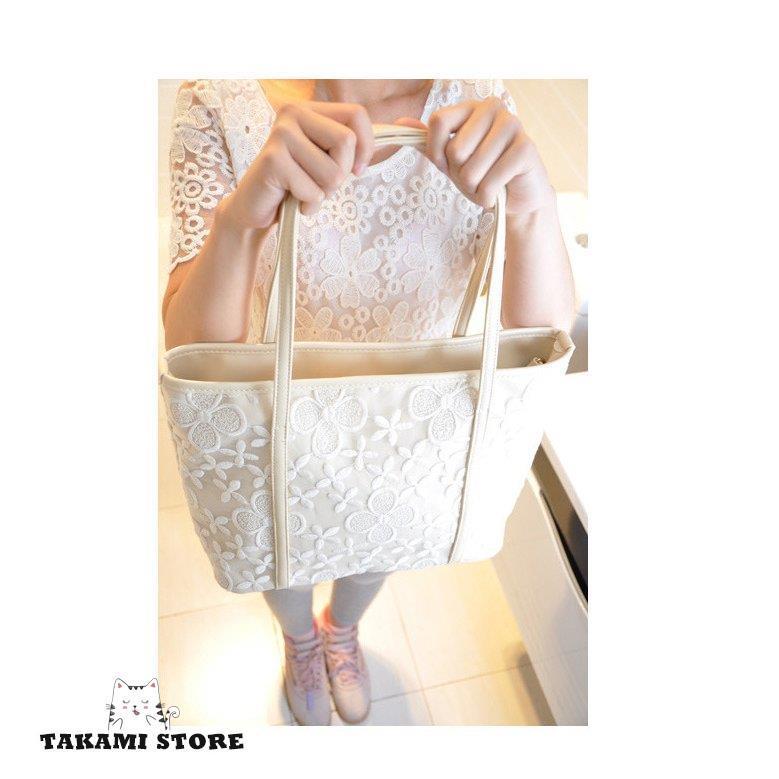 かごバッグ トート ハンドバッグ レース手提げ レディース トートバッグ A4軽量 バッグ ショルダーバッグ マザーズ 無地 大きめ ママバッグ 肩掛け 