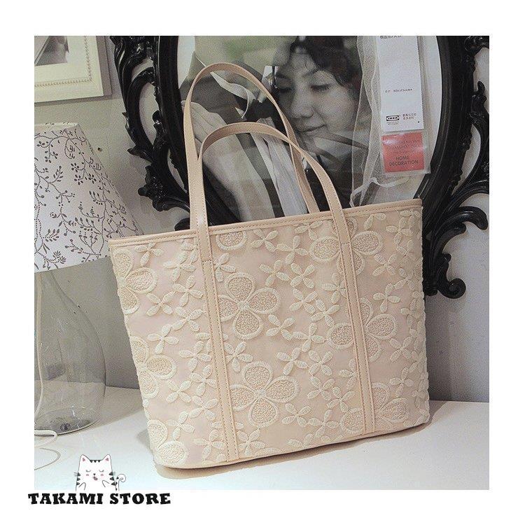 かごバッグ トート ハンドバッグ レース手提げ レディース トートバッグ A4軽量 バッグ ショルダーバッグ マザーズ 無地 大きめ ママバッグ 肩掛け 