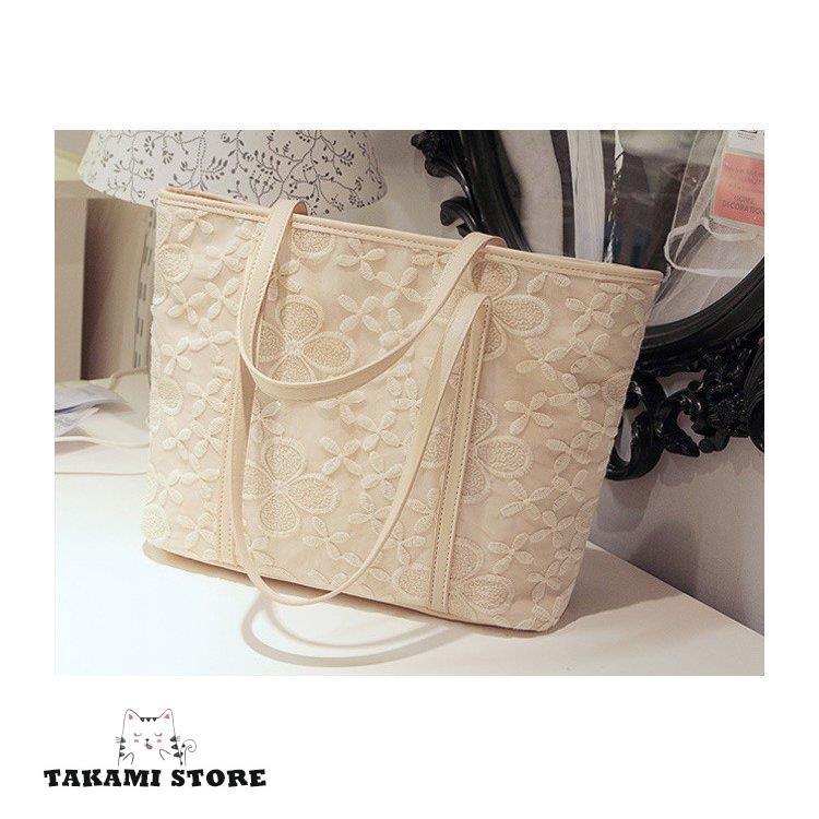 かごバッグ トート ハンドバッグ レース手提げ レディース トートバッグ A4軽量 バッグ ショルダーバッグ マザーズ 無地 大きめ ママバッグ 肩掛け 