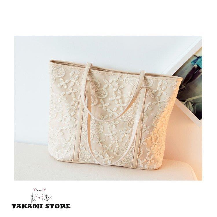 かごバッグ トート ハンドバッグ レース手提げ レディース トートバッグ A4軽量 バッグ ショルダーバッグ マザーズ 無地 大きめ ママバッグ 肩掛け 