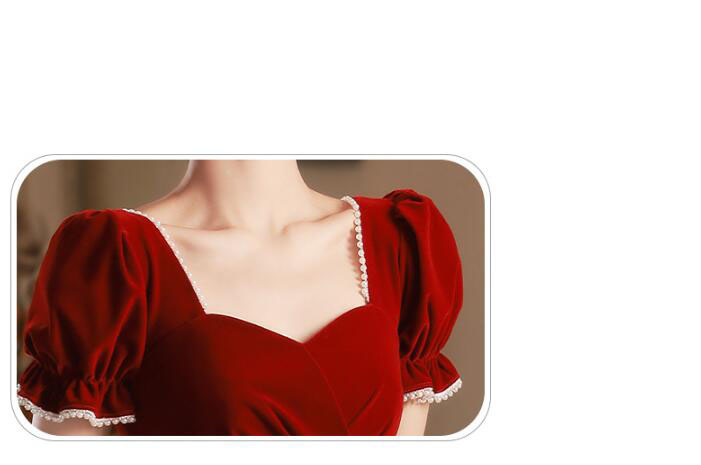 イブニングドレス ワイン赤 ドッキング 結婚式ドレス 二次会ドレス ミディアム丈 ロング丈 ピアノ発表会ドレス ゲストドレス お呼ばれドレス 披露宴 