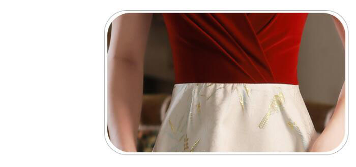 イブニングドレス ワイン赤 ドッキング 結婚式ドレス 二次会ドレス ミディアム丈 ロング丈 ピアノ発表会ドレス ゲストドレス お呼ばれドレス 披露宴 