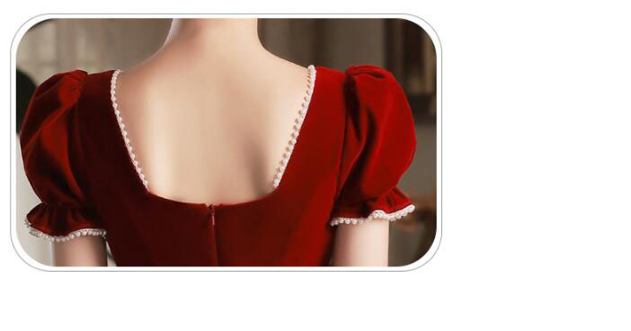 イブニングドレス ワイン赤 ドッキング 結婚式ドレス 二次会ドレス ミディアム丈 ロング丈 ピアノ発表会ドレス ゲストドレス お呼ばれドレス 披露宴 