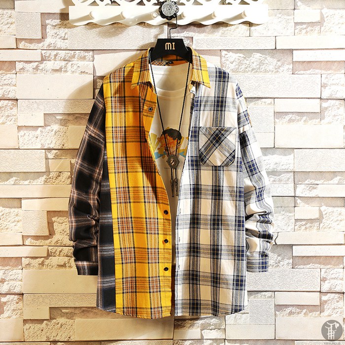 長袖シャツ ストライプシャツ メンズ カジュアルシャツ 長袖 春秋 おしゃれ シャツ お兄系 開襟シャツ 