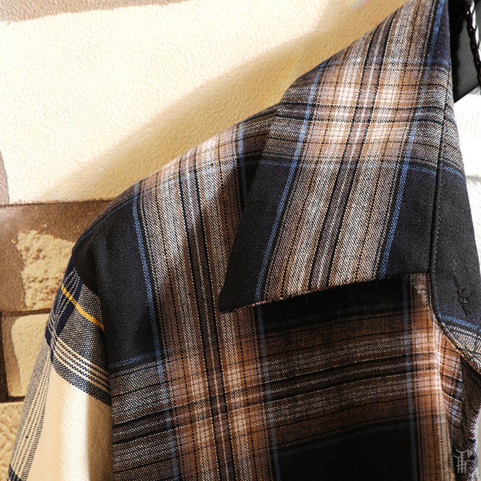 長袖シャツ ストライプシャツ メンズ カジュアルシャツ 長袖 春秋 おしゃれ シャツ お兄系 開襟シャツ 