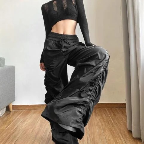 ロング パンツ 韓国 ファッション レディース  