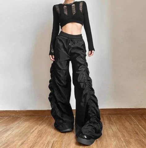 ロング パンツ 韓国 ファッション レディース  