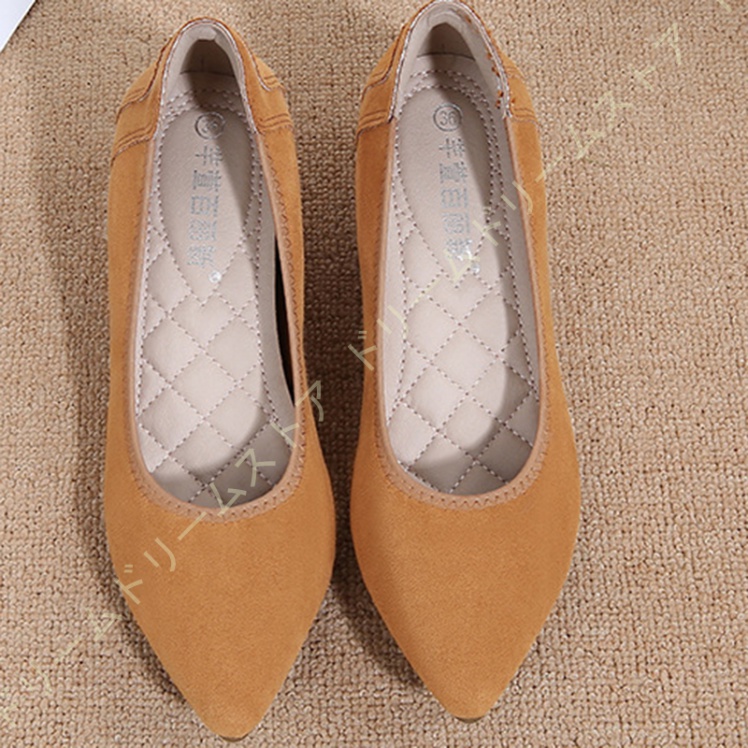 レディース ウェッジソール パンプス ローファー とんがりトゥ ヒール5CM 疲れない モカシン ヒールパンプス 婦人靴 看護師 痛くない ウェッジヒール 