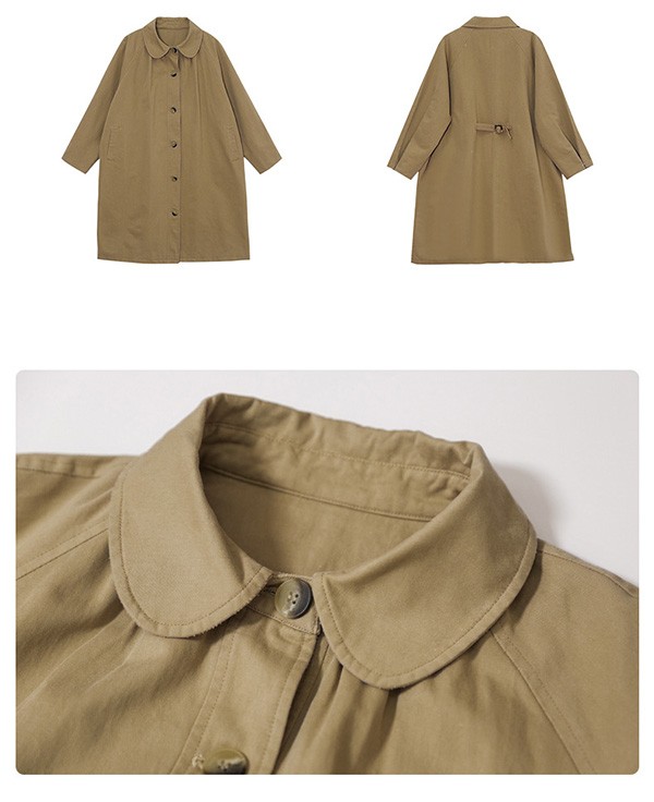 トレンチコート レディース 秋コート 小柄 着やせ かわいい 秋服 秋 トレンチ ベージュ 秋物 コート アウター 春 