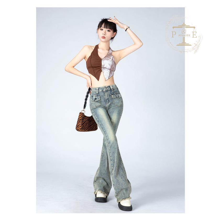 デニムパンツ レディース ジーンズ ジーパン バギーパンツ ガウチョパンツ 美シルエット ファッション ゆったり ワイドパンツ 春夏秋 