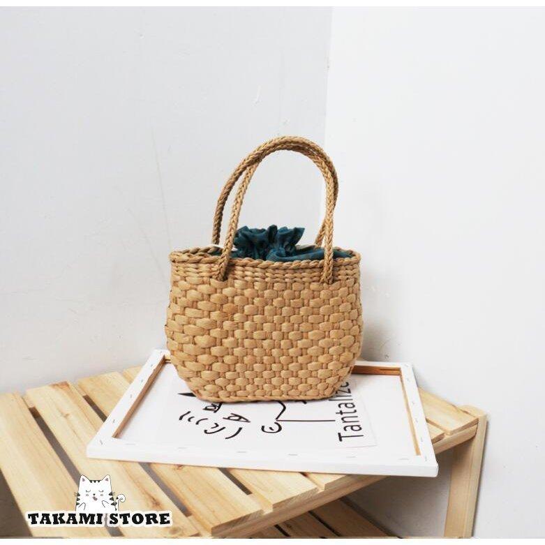 かごバッグ 草編みバッグ レディースバケットバッグ 麦わら トートバッグ かばん手提げバッグ 小物入れ ピクニック おしゃれ 旅行バッグ 