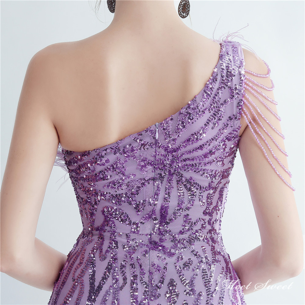 カラードレス マーメイドドレス パーティードレス ワンショルダー スリット イブニングドレス 結婚式 二次会 ウェディングドレス 演奏会 スレンダードレス 