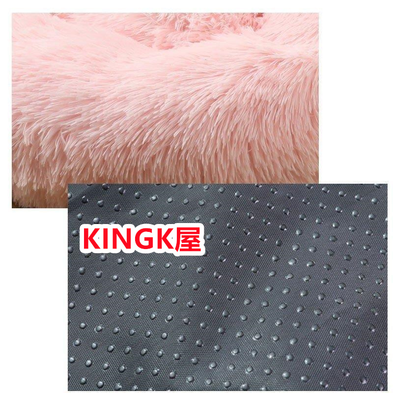 ペットクッション もこもこ 丸型 犬用ベッド 小型犬 ブラウン クッション 寝床 猫ベッド ホワイト 