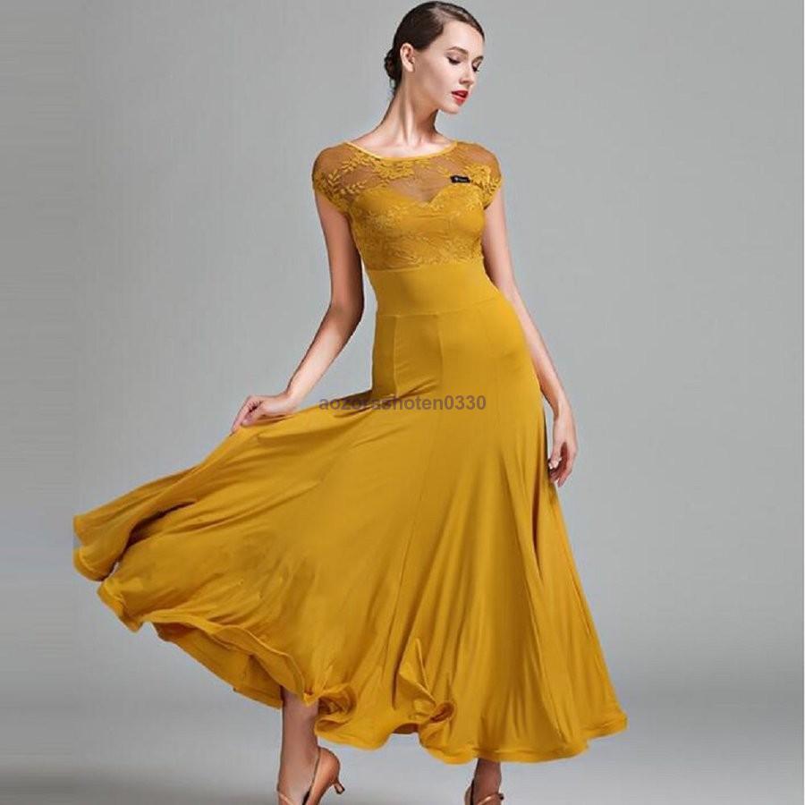 ダンス衣装 レディース 衣装 練習着 ダンスウェア ステージ衣装 社交ダンス 競技用 ワンピース 競技会 レディース 演出服 パーティー舞台衣装 モダンドレス 