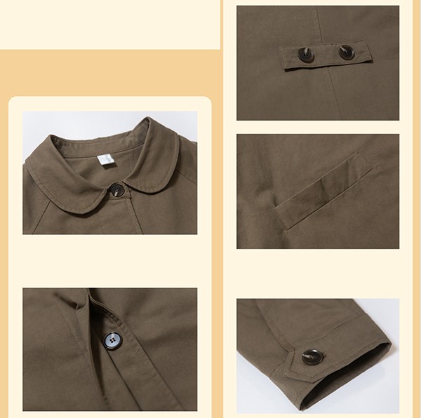 トレンチコート レディース 秋コート 小柄 着やせ かわいい ベージュ コート 春 秋物 トレンチ 秋 秋服 アウター 