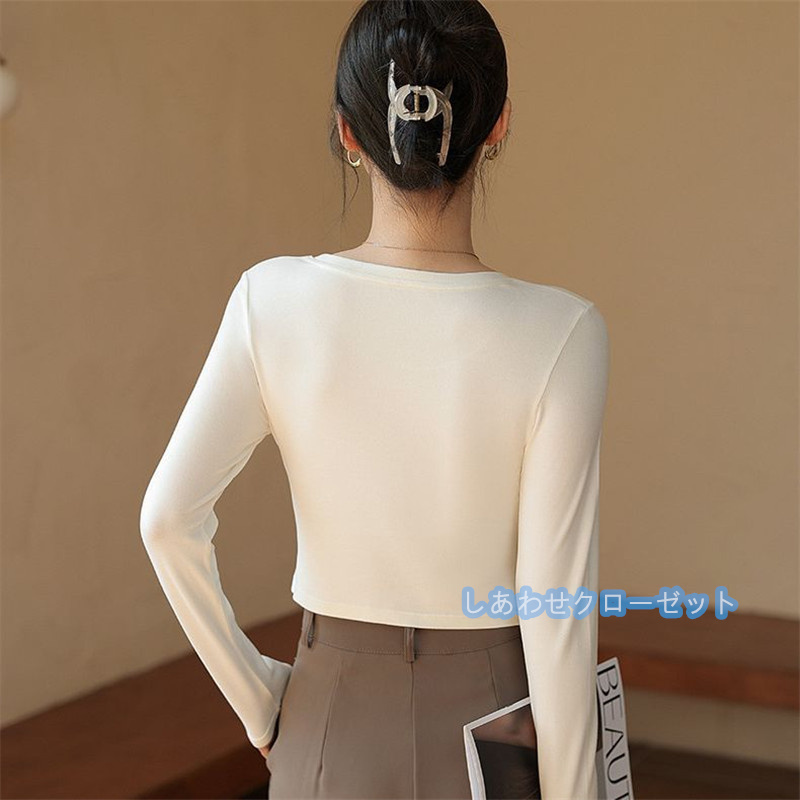 ヨガウェア レディース トップス 長袖 Tシャツ ホットヨガ ランニングウェア フィットネス 速乾 吸汗 かわいい おしゃれ スポーツウェア 