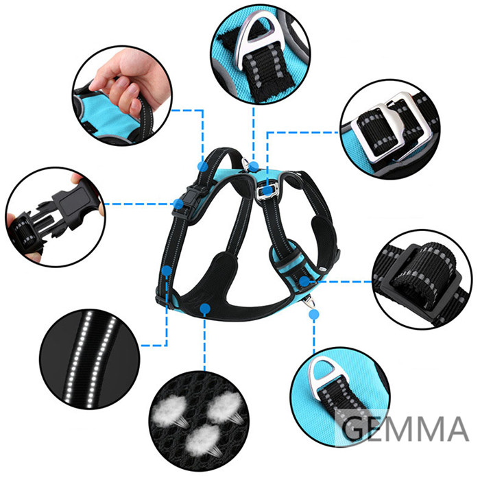 リード ベスト式 ２点セット 犬のリード ペット用リード 大型犬 丈夫 出かけ おしゃれ 防爆 ペット 散歩 訓練 反射 撥水 トレーニング 中型犬 