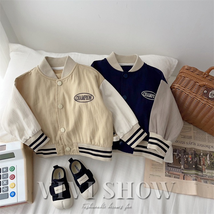 キッズ アウター ジャンパー 長袖 トップス シンプル 着やすい 男女兼用 ゆったり おしゃれ あわせやすい 動きやすい カジュアル 