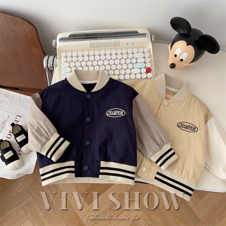 キッズ アウター ジャンパー 長袖 トップス シンプル 着やすい 男女兼用 ゆったり おしゃれ あわせやすい 動きやすい カジュアル 