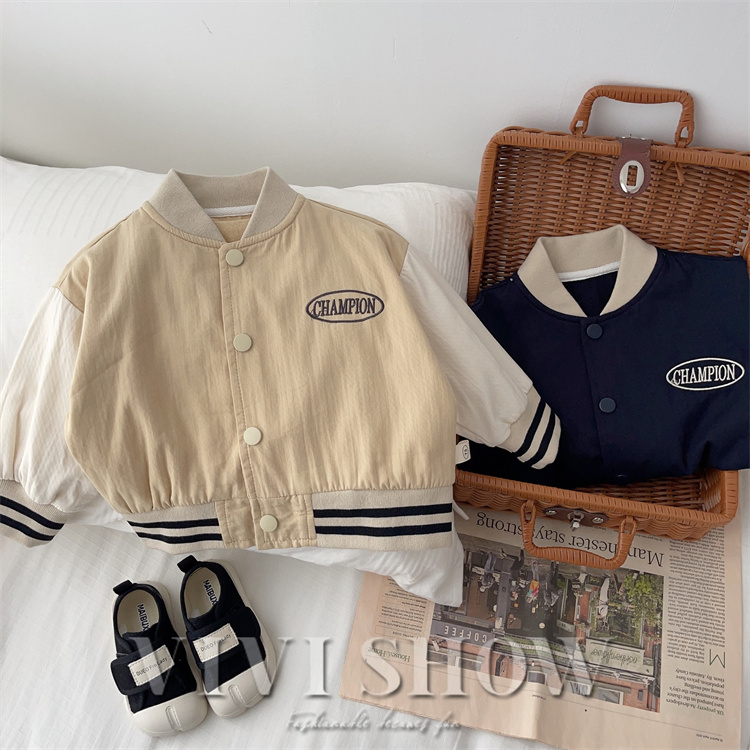 キッズ アウター ジャンパー 長袖 トップス シンプル 着やすい 男女兼用 ゆったり おしゃれ あわせやすい 動きやすい カジュアル 