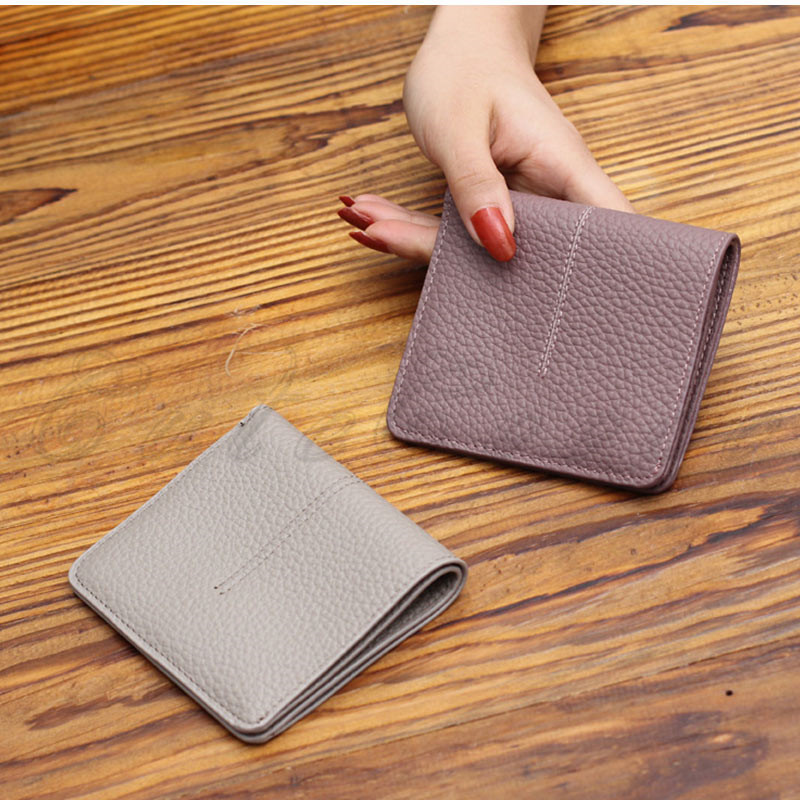 二つ折り財布 軽量 丈夫 頑丈 無地 シンプル 誕生日プレゼント 実用的 贈り物 使いやすい レディース コ小銭入れ カード入れ 多機能 送料無料 