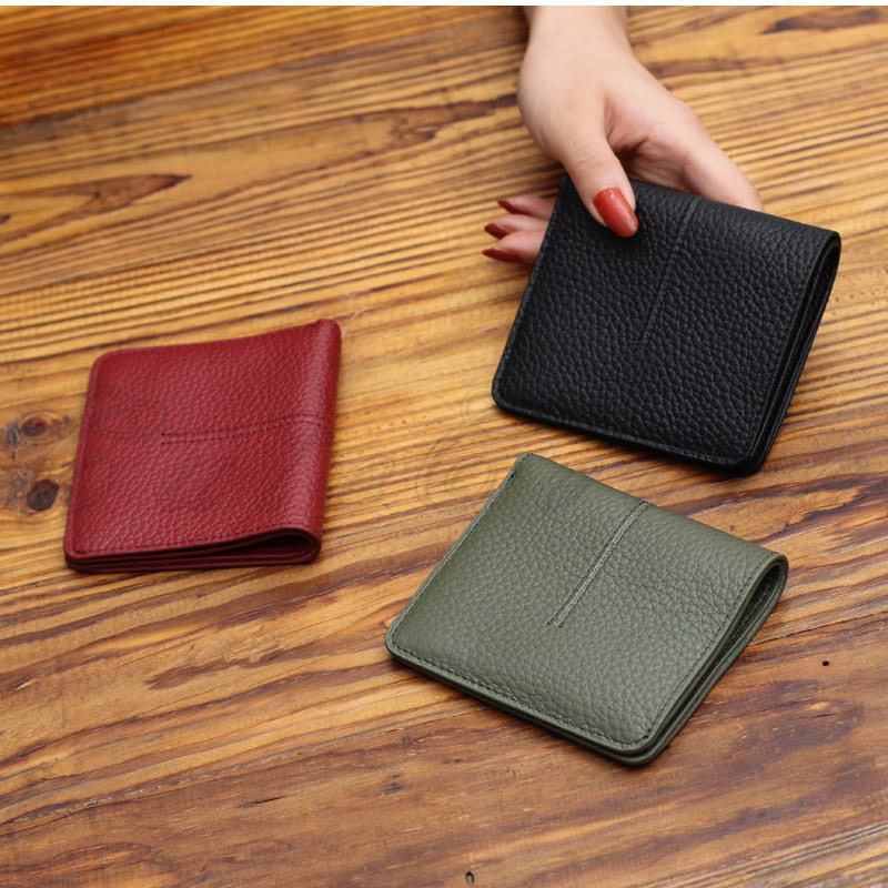 二つ折り財布 軽量 丈夫 頑丈 無地 シンプル 誕生日プレゼント 実用的 贈り物 使いやすい レディース コ小銭入れ カード入れ 多機能 送料無料 