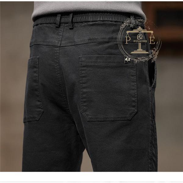 サルエルパンツ メンズ 裏起毛パンツ ジーンズ 厚手 暖かい やや伸縮 厚手 暖パン 暖ズボン 裏起毛 ストレッチパンツ 秋冬 