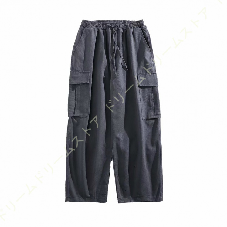 カーゴパンツ メンズ ワイド パンツ ストレッチ ロング 春夏秋 カジュアル パンツ 長ズボン 動きやすい キャンプ メンズ アウトドア ボパンツ 大きい 