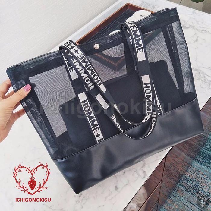 クリアバッグ トートバッグ ビニールバッグ ポーチ付き PVC プールバッグ ビーチバッグ 大人 大容量 レディース リゾートクリアバッグ 