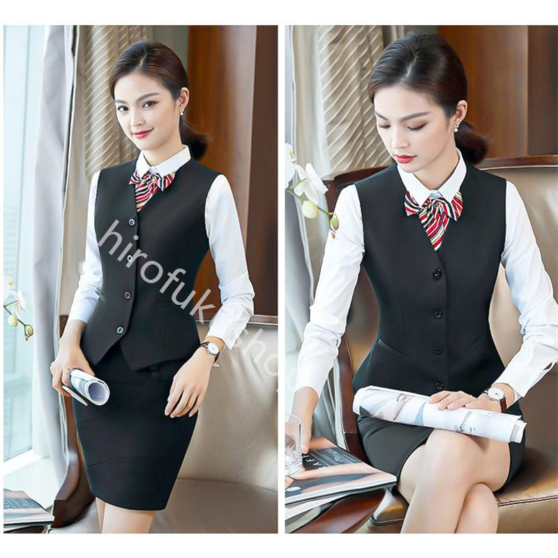 ベスト コート ジャケット レディース フォーマル 事務服 就活 仕事 ジレ ビジネス 通勤 ノースリーブ オフィス 制服 大きいサイズ スーツ 