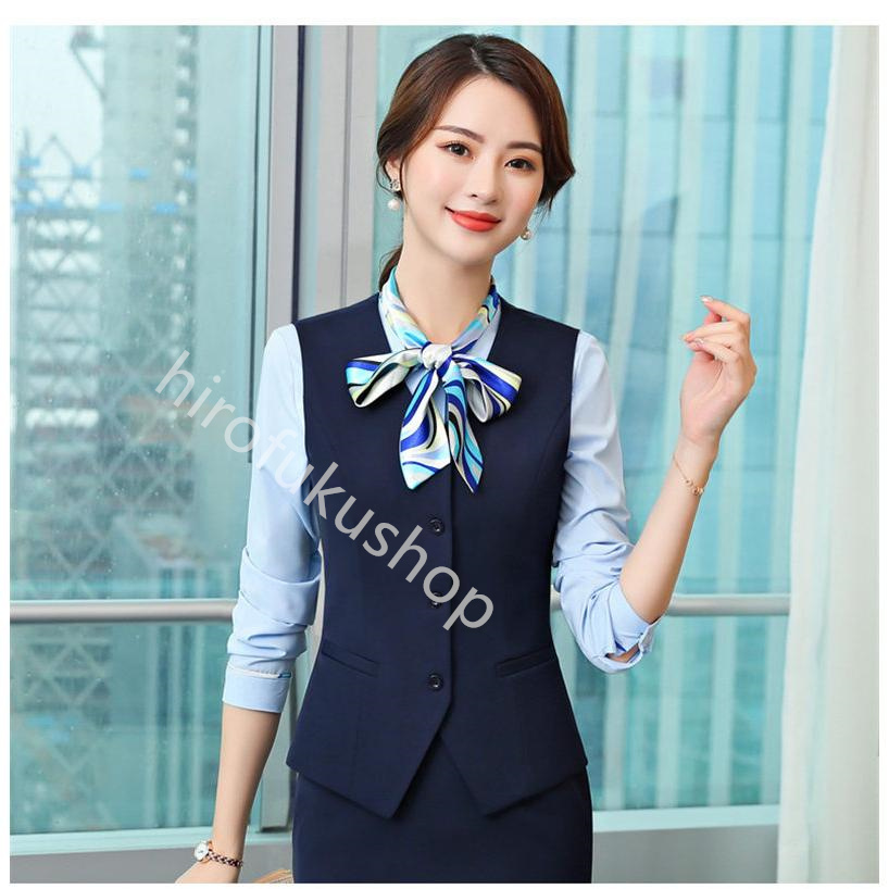 ベスト コート ジャケット レディース フォーマル 事務服 就活 仕事 ジレ ビジネス 通勤 ノースリーブ オフィス 制服 大きいサイズ スーツ 