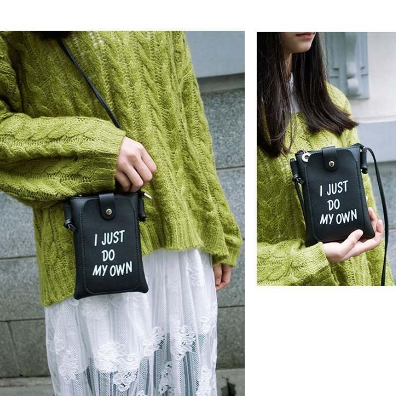 お取り寄せ商品 ショルダーバッグ レディスファッション 可愛い 4COLORS 英文字 斜め掛け 軽量 ミニショ 小さめ スマホショルダー スマホバッグ おしゃれ 肩掛け