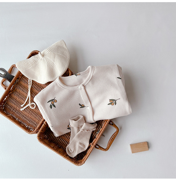 長袖 前開き 男の子 かわいい ベビーカバーオール 女の子 ワッフル 子供服 ジャンプスーツ 赤ちゃん 双子 おしゃれ コットン ベビーロンパース 新生児 ベビー服 