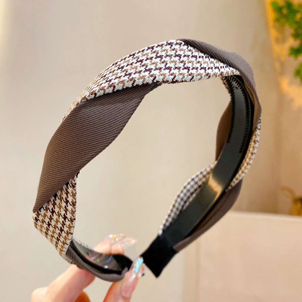 ツイストカチューシャ 韓国風 ヘアアクセ 。可  