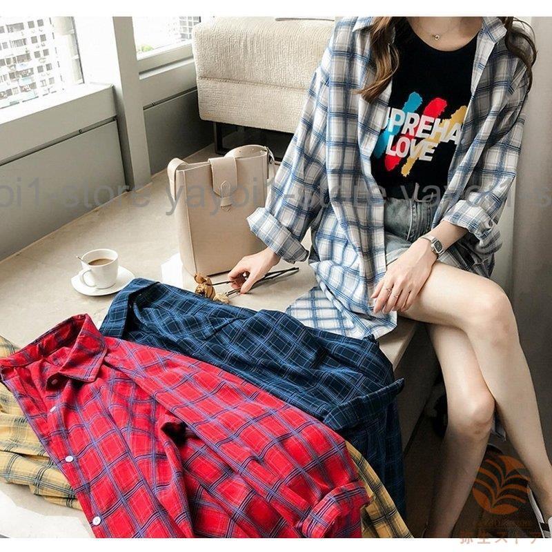 長袖シャツ チェックシャツ ロングシャツ ワンピース 羽織り レディース スタンダードチェック柄 女性 大きいサイズあり トップス ブリットチ 