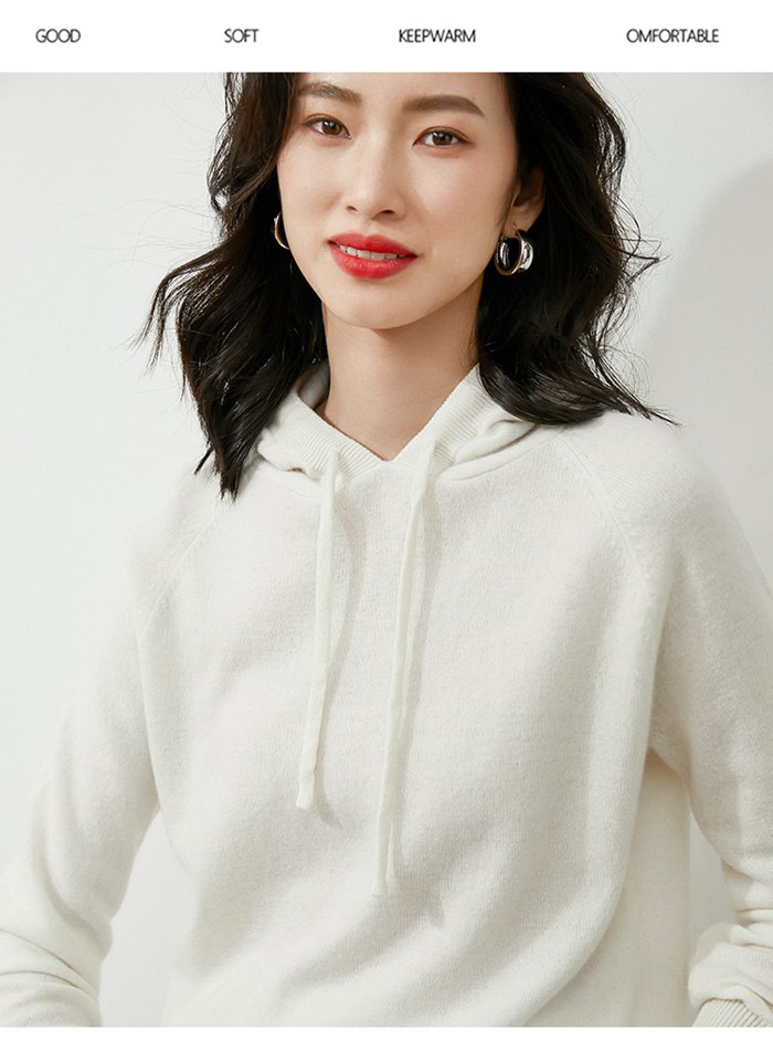 ニットレディース 長袖 ニット フード付き トップス 薄手 カジュアル 秋冬 無地 女性用 冬物 秋物 プルオーバー 