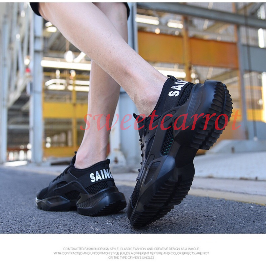 。商品 安全靴 メンズ おしゃれ 四季 夏 作業靴 滑り止め 工業用品 作業用品 つま先保護 スニーカー 安全保護 踏み抜き防止 通気 