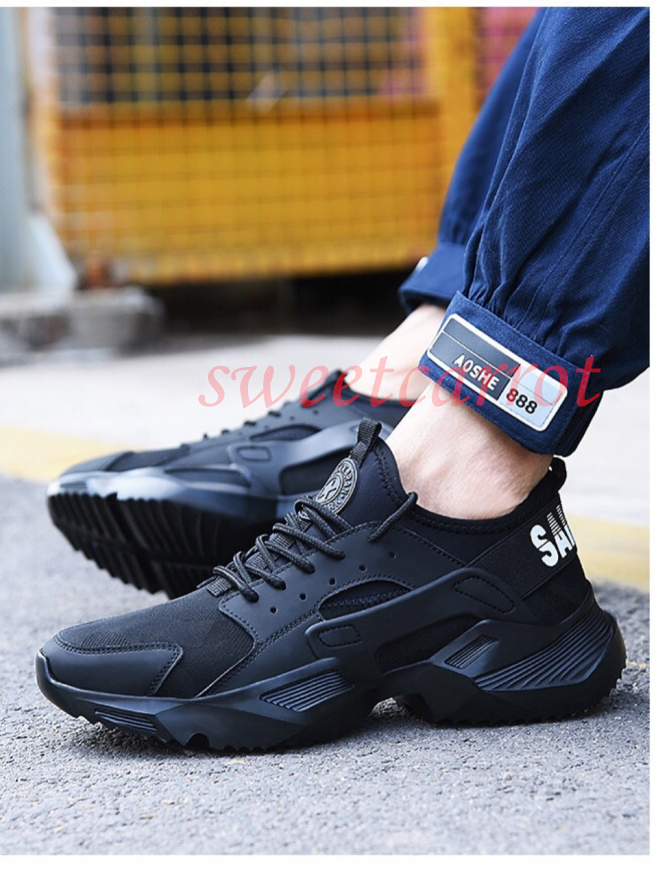 。商品 安全靴 メンズ おしゃれ 四季 夏 作業靴 滑り止め 工業用品 作業用品 つま先保護 スニーカー 安全保護 踏み抜き防止 通気 